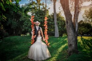 bheau view ranch wedding photo