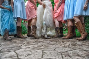 bheau view ranch wedding boots